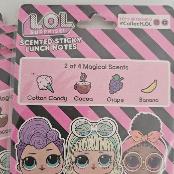 LOL Surprise! Scented Sticky Lunch Notes - Picture 2 of 2